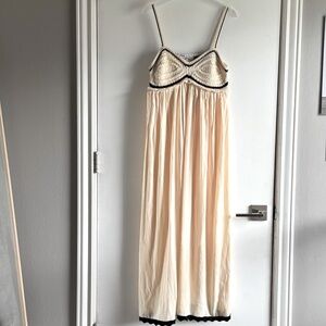 Zara Cream Crochet Dress